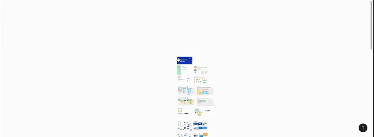 Tableros de brainstorming para el logo de Jaga, el objetivo y la investigación de proto-persona